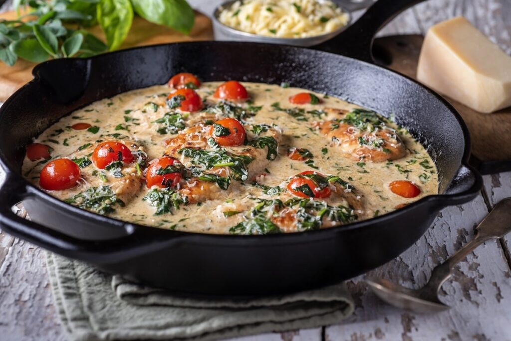 Creamy Chicken with Tomatoes