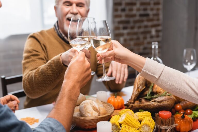 Fall dinner with seniors